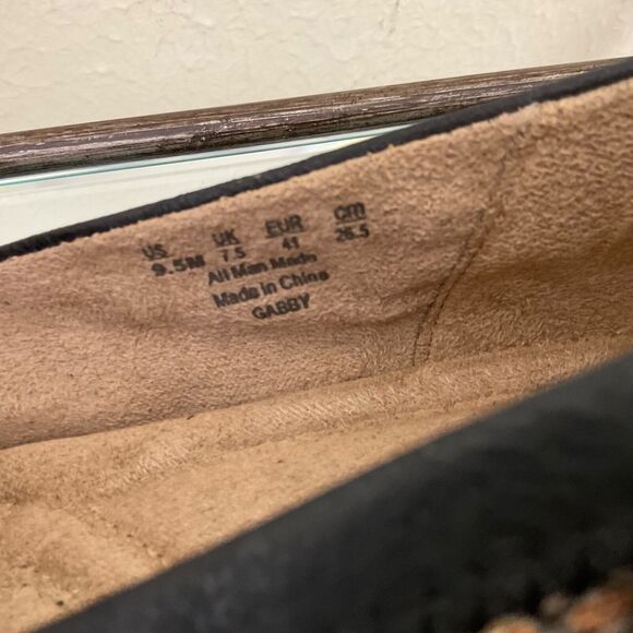 Naturalizer Gabby shoes women's 9.5 Reptile print ballet flats brown slip ons - Picture 9 of 9